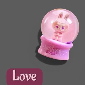 Pop Mart Big into Energy Love Crystal Ball Snow Globe